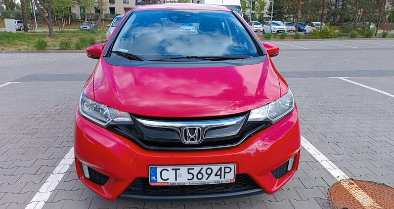 Honda Jazz cena 54500 przebieg: 72200, rok produkcji 2017 z Toruń małe 172